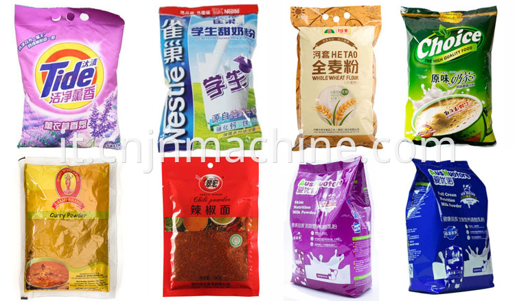 automatic weighing spiral filling packaging machine